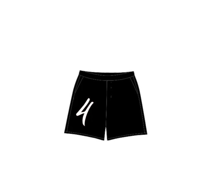 D4D oversized lettering shorts