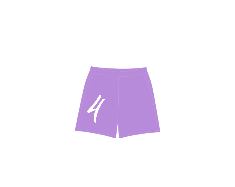 D4D oversized lettering shorts